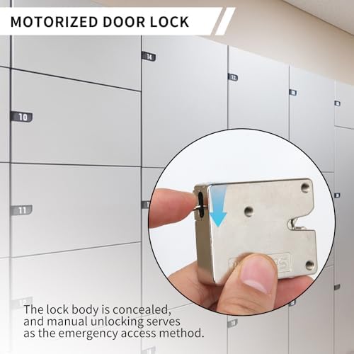 Sutertech 12V Electric Rotary Latch, 330lbs Holding Force Electromagnetic Solenoid Lock, Heavy Duty Carbon Steel Cabinet Latch with Manual Release for Smart Lockers, Vending Machines & Kiosks - Image 4