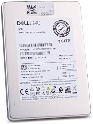 Dell/SK Hynix SE5110 HFS3T8G3H2X069N 3.84TB 1 DWPD SATA 6Gb/s 3D TLC 2.5in Read Intensive Enterprise Solid State Drive 03GDK0 (Renewed) - Image 4