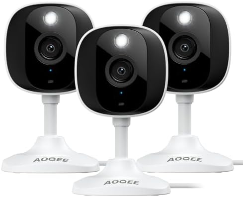 AOQEE 2K Security Camera for Indoor/Outdoor, Color Nigth Vision, C1 3Pack by AOQEE