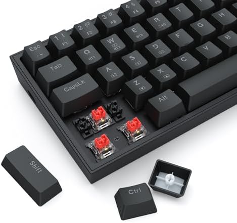 Redragon S144 Combo, K617 PRO 60% Wireless Gaming Keyboard + 7200 DPI Mouse - Image 5