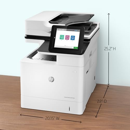 HP LaserJet Enterprise MFP M635h Monochrome All-in-One Printer with Built-in Ethernet & 2-Sided Printing (7PS97A), White - Image 3