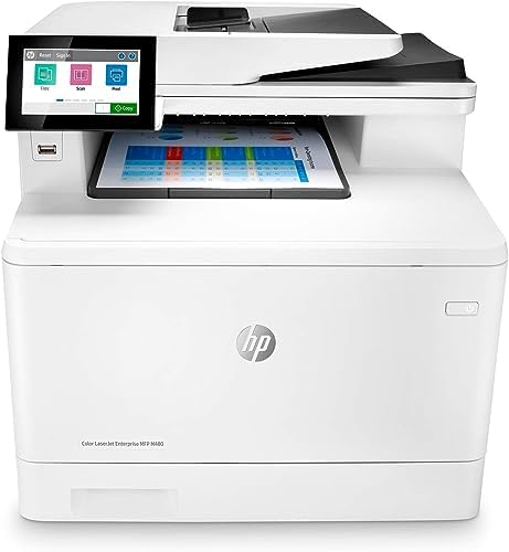 HP Color LaserJet Enterprise M480f Multifunction Duplex Printer (Renewed Premium) by Amazon+Renewed