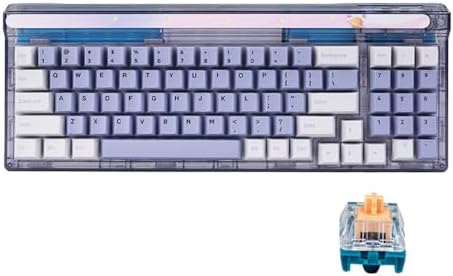 Newmen GM780 Gaming Keyboard,Wireless/Wired/Bluetooth Mechanical Keyboard by NEWMEN