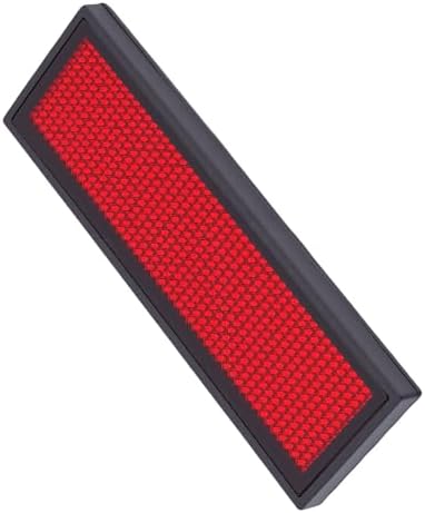 Jiawu LED Name Badge, 12x48 Pixels Mobile APP Control Programmable Name Tag, Red LED Tag with Detachable Magnet and Pin Bracket for Trade Show Party Professional Use - Image 5