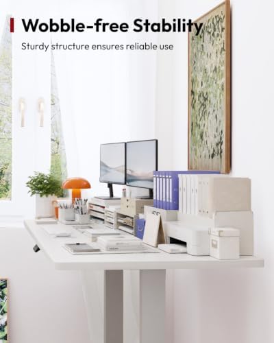 SANODESK 63''x24'' Height Adjustable Electric Standing Desk for Home Office - Image 6