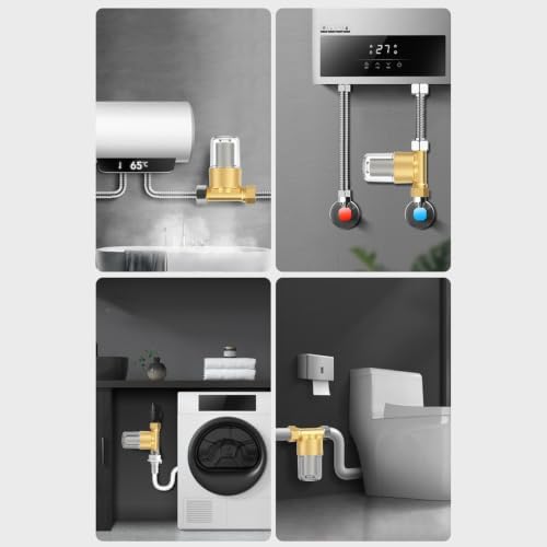 Hilitand Washing Machine Water Filter 40 Micron, Stainless Steel (Brass) - Image 6