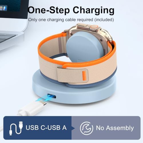 Upgraded for Apple Watch Charger,Portable Magnetic Fast Charging Dock - Image 2