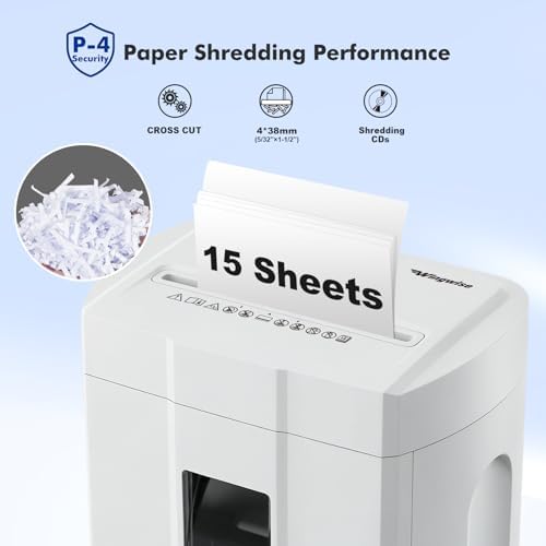Wingwise Ultra Low Noise 48dB Paper Shredder for Home Office - Image 3