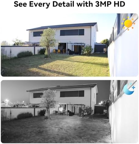 Wired Security Camera System Outdoor, 4X 3MP CCTV Camera, 500G HDD - Image 3
