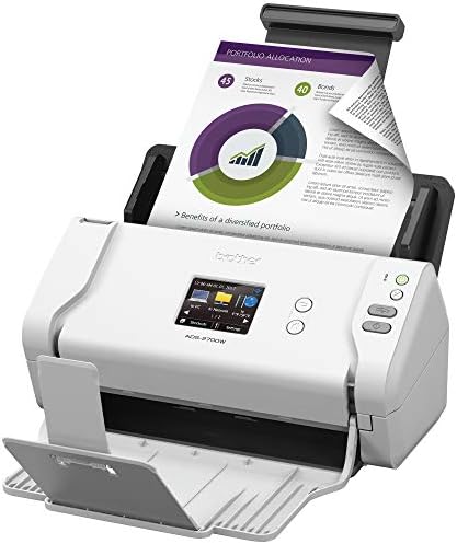 Brother Printer RADS2700W Renewed RADS2700W- (ADS-2700w) Wireless Space-Saving High-Speed Color Duplex Desktop Document Scanner, White - Image 2