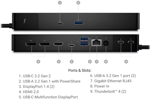 Dell ThunderBolt 4 Dock (WD22TB4) (Renewed) - Image 2
