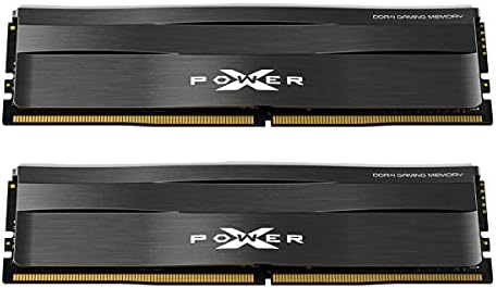 Silicon Power Gaming Series DDR4 32GB (2x16GB) 3200MHz (PC4 25600) 288-pin CL16 1.35V UDIMM Desktop Memory Module RAM Metallic Grey SP032GXLZU320BDC - Image 3