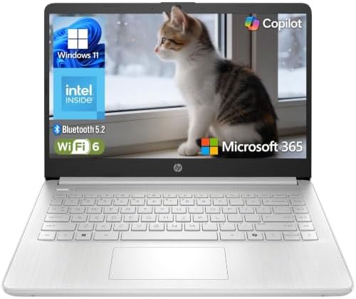 HP Essential Laptop 2026, Intel CPU, 128GB Storage, Office 365, Copilot AI by Unknown