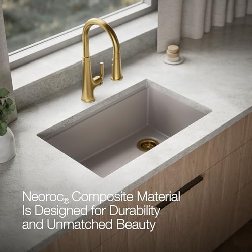 Kohler 33712-PC-CM3 Billings® 29" undermount single-bowl workstation kitchen sink, Matte Taupe - Image 4