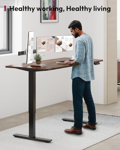 SANODESK Dual Motor 71''x 32'' Large Height Adjustable Standing Desk - Image 2