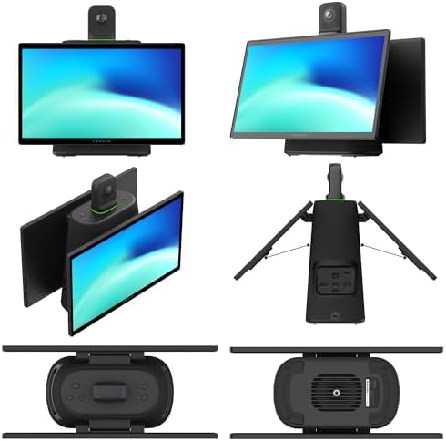 KanDao Meeting Ultra 5-in-One Conference Room Camera System, Ultimate 4k HDR 360° AI Smart Zooming Web-Conferencing Solution, 15.6" Touchscreen, Build-in System, Meeting Room Conference Center - Image 2