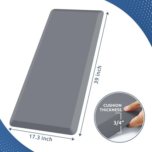0.8" Thick Kitchen Mat Cushioned Anti Fatigue Rug Comfort Floor Mats - Image 2
