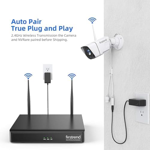 firstrend Security Cameras Wireless Outdoor Indoor with 500GB HDD - Image 4