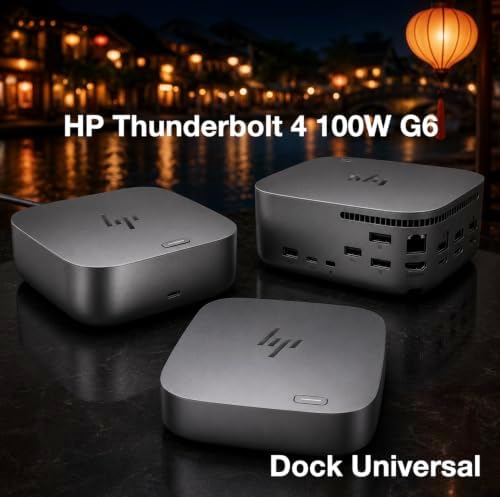 HP Thunderbolt 4 100W G6 Dock Universal Thunderbolt/USB-C Docking Station - Image 4