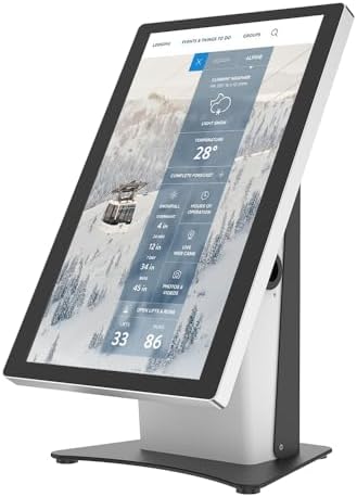 Kiosk VESA Display Stand All Metal for 15.6 inch Screen Monitor - BSC804BW - Image 3