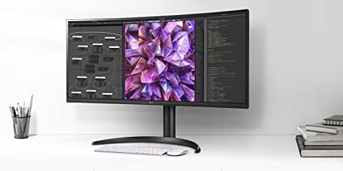 LG UltraWide QHD 34-Inch Curved Computer Monitor 34WQ73A-B, IPS with HDR 10 Compatibility, Built-In-KVM, and USB Type-C, Black - Image 4