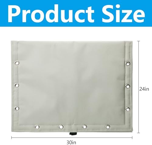 30" W x 24" H 3-Way Opening Backflow Preventer Insulation Cover (5°F) - Image 2