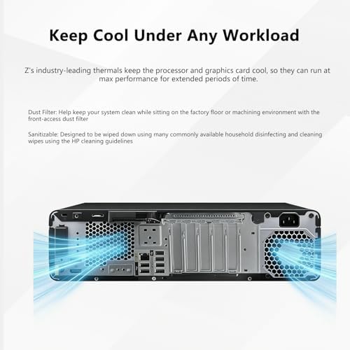 HP Z2 G9 SFF Business Workstation Desktop, Intel 20-Core i7-14700K (up to 5.6 GHz), 64GB DDR5, 2TB SSD, DP, Type-C, Wi-Fi, Wired KB & Mouse, Windows 11 Pro, High-Performance Small Form Factor PC - Image 6
