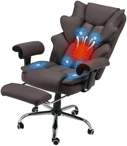 HOMREST Brown Ergonomic Office Chair by HOMREST