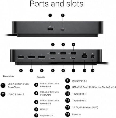 Dell Pro Thunderbolt 4 Smart 130W Docking Station, Quad 4K Display (10Pack) - Image 2