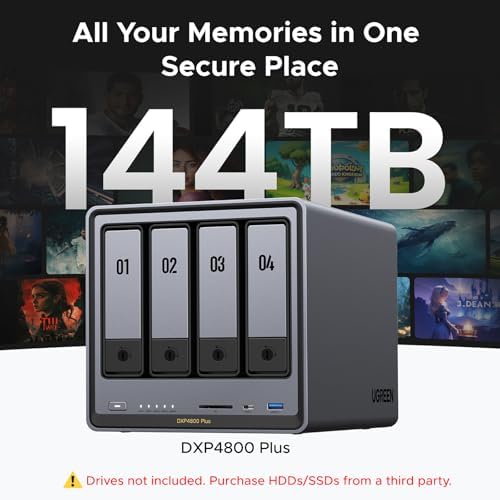 UGREEN DXP4800 Plus 4-Bay NAS for Families, Creators & Small Teams - Image 3