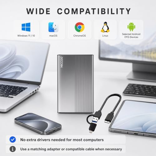 500GB External Hard Drive HDD, USB 3.0 Portable Expansion Storage - Image 3