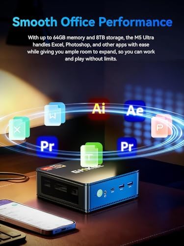 GMKtec M5 Ultra Gaming Mini PC AMD Ryzen 7 7730U 32GB DDR4 1TB SSD - Image 6