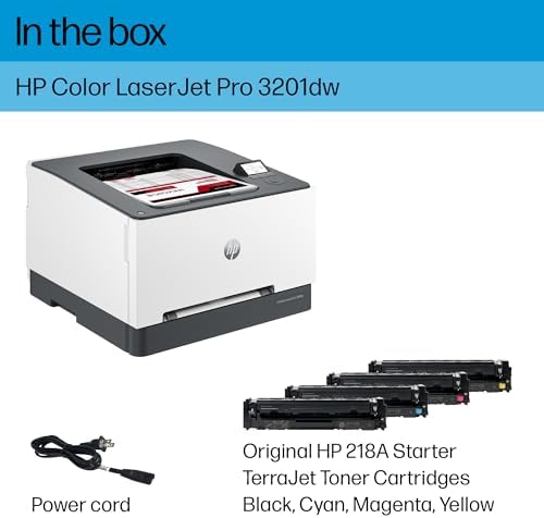 HP Color Laserjet Pro 3201dw Wireless Color Laser Printer, Office Printer, Duplex, Best for Office (499Q9F) - Image 6
