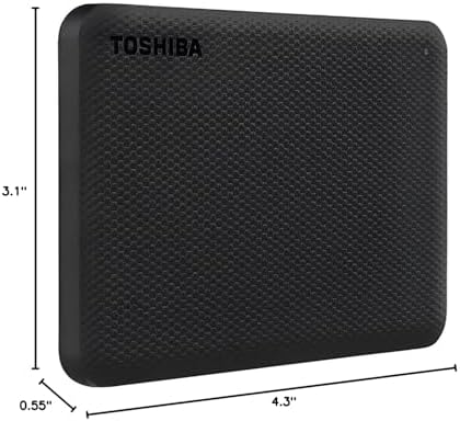 Toshiba Canvio Advance 2TB Portable External Hard Drive USB 3.0, Black - HDTCA20XK3AA - Image 4