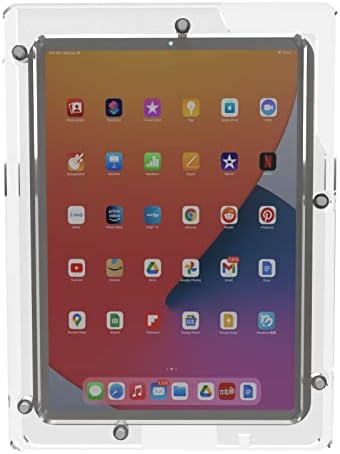 Anti-Theft Acrylic VESA Enclosure for Apple iPad Pro 11" 1st, 2nd, 3rd, 4th gen. with Free Wall Mount Kit & 90-Degree Angle USB C Cable (iPad Pro 11 1/2/3/4, Clear) - Image 2