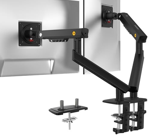 NB SmooVex™ Computer Monitor Mount, Monitor Stand fits up to 32 Inch, Mechanical Spring Monitor Arm, VESA 75/100 mm, Model-A5C by NBERGONOMIC