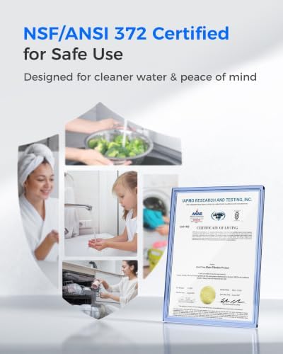 Waterdrop WHF2E-PC Whole House Water Filter System, 4-Stage Filtration - Image 4