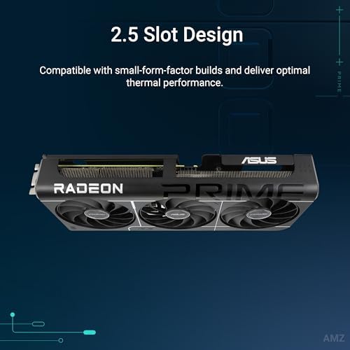 ASUS Prime Radeon RX 9060 XT 8GB GDDR6 OC Edition Gaming Graphics Card - Image 2