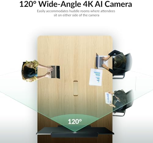 4K Conference Room Camera System with Microphones Speakers AI Auto Framing - Image 5
