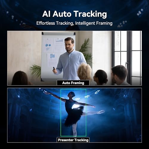 Tenveo 20X Optical Zoom PTZ Camera with AI Auto-Tracking, USB 3.0/HDMI, FHD 1080P60 for Video Conferencing, Live Streaming, Church, Education, Zoom, Teams & OBS - Image 4