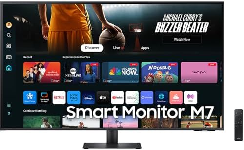 Samsung LS43DM702U 43" Smart Monitor M7 (M70D) 4K UHD with Streaming TV, Speakers and USB-C Bundle with Tech Smart USA Editing Software Bundle + 2 Year CPS Enhanced Protection Pack - Image 2