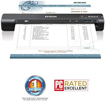 Epson Workforce ES-65WR Wireless Portable Sheet-fed Document Scanner with Premium Accounting Features for PC and Mac - Image 2
