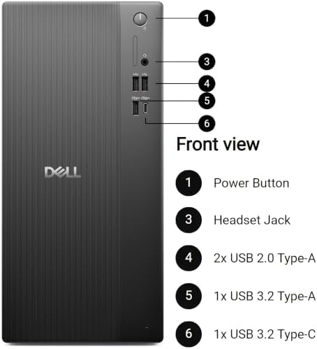 Dell Pro Tower Business Desktop, 16GB DDR5, 512GB SSD, Professional Work PC - Image 6