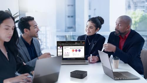 Lenovo Speakerphone, Conference Speaker, Wireless Speakerphone, Teams Certified Bluetooth Conference Call Device, AI Noise Cancellation Office Meeting Speaker, Hybrid Work - Image 2
