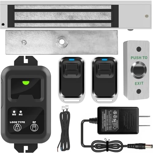 UHPPOTE Wireless Remote Control with 600Lbs Electromagnetic Lock System by UHPPOTE