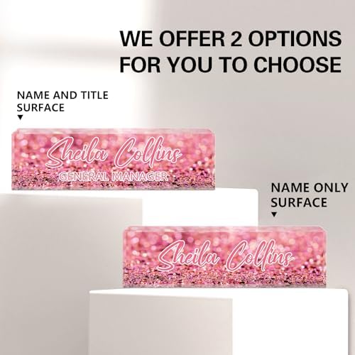 Custom Name Plate for Desk, Employee Appreciation Gifts, Office Decor - Image 2
