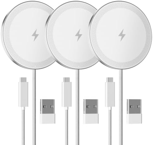 15W Wireless Charger for Apple MagSafe Charger, Magnetic Fast Charging Pad by SMILESTATION