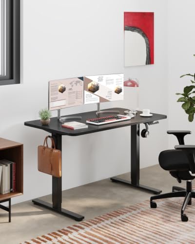 SANODESK 60''x24'' One-Piece Height Adjustable Electric Standing Desk - Image 6