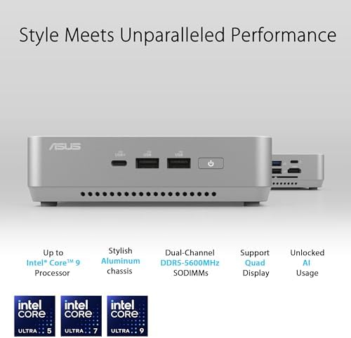 ASUS NUC 14 Pro+ Barebone Kit | Agent Computer, DIY Mini PC, 3Y Warranty - Image 2