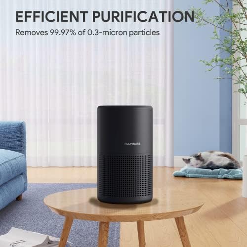 Air Purifiers for Bedroom, FULMINARE H13 True HEPA Filter (Black 2 Pack) - Image 6